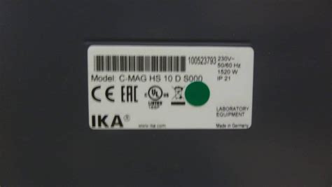 IKA C MAG HS 10 Digital Hot Plate With Magnetic Stirrer LabMakelaar Benelux