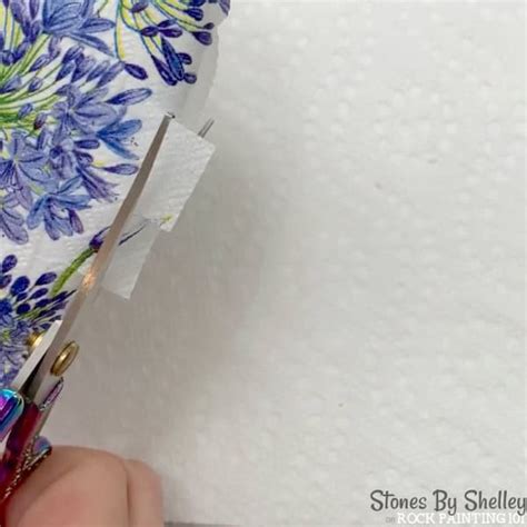 How To Decoupage Rocks With Napkins Step By Step Rock Painting 101