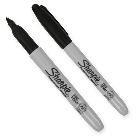 Sharpie Permanent Marker Fine Point Black Each Cleverpatch