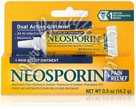 neosporin pain relief ointment oz   walmartcom