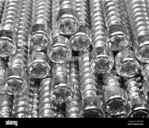 Screws Screw Head Screw Heads Stock Photo Alamy