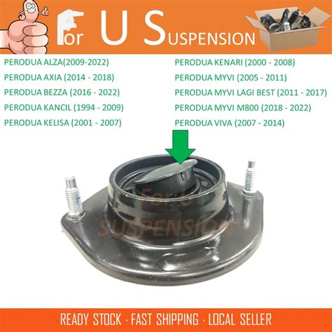 1 PIECE FRONT ABSORBER MOUNTING CAP PERODUA ALZA MYVI VIVA KELISA