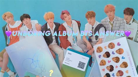 Unboxing Album Bts Answer YouTube