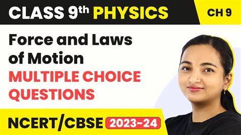 Class Physics Mcq Chapter Force And Laws Of Motion Mcqs With