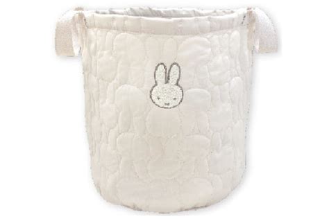 ティmf 5542976wh 【送料無料】【miffy】【ミッフィー】キルティングストレージ【l】【ホワイト】【白】 【ウサギ】 【ディック