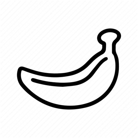 Banana Fruit Food Healthy Nutrition Vegetable Fresh Icon