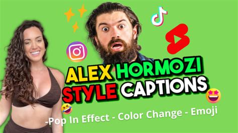 Edit Instagram Reels Tiktok Youtube Shorts In Alex Hormozi Style