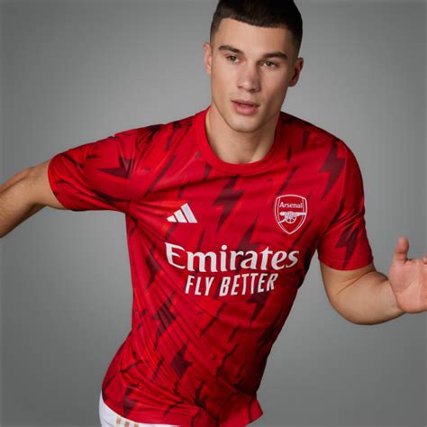 Adidas Arsenal Pre Match Jersey Red Adidas UK