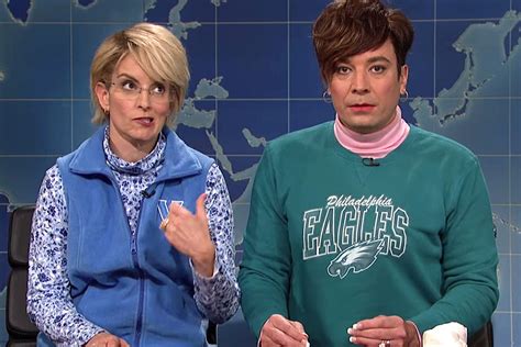 Snl Returns Tina Fey And Jimmy Fallon To Weekend Update