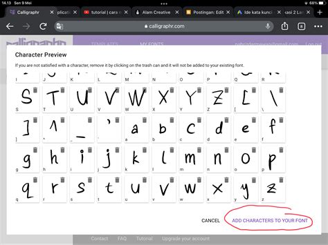 Tutorial Membuat Font Sendiri Tanpa Aplikasi All Device Caravector