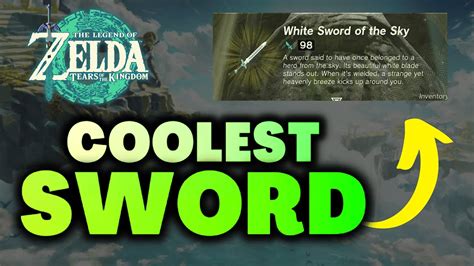 Get The Coolest Sword Now White Sword Of The Sky Zelda Totk