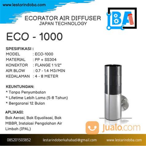 Ecorator Air Diffuser Ipal Wwtp Di Bandung Di Kota Bandung Jawa Barat