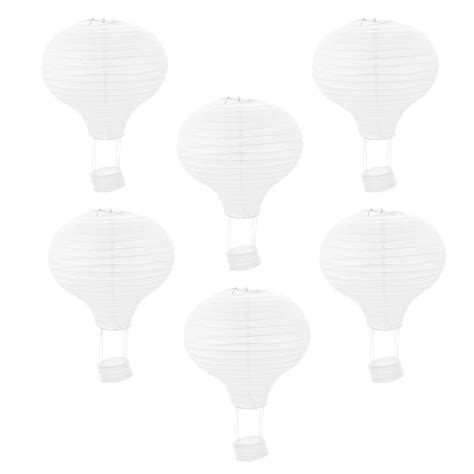 Count Mini Led Lights Hot Air Balloon Paper Lantern Office Walmart