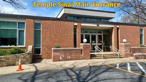 Temple Sinai parking — The City Choir of Washington