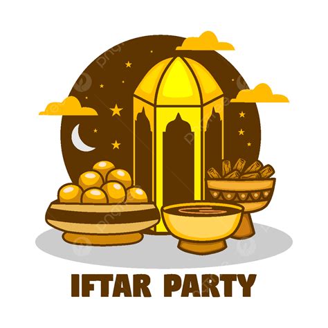 Ramadan Iftar Party Vector Hd Images Iftar Party Illustration Art