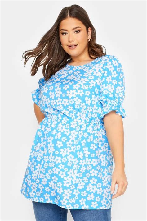 Plus Size Peplum Tops For Women Yours Clothing