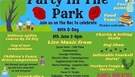 80th D Day Party In The Park Visit Wiltshire