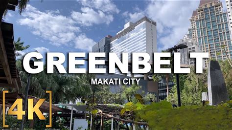 Greenbelt By Ayala Malls Makati City 4K Virtual Mall Walk Tour