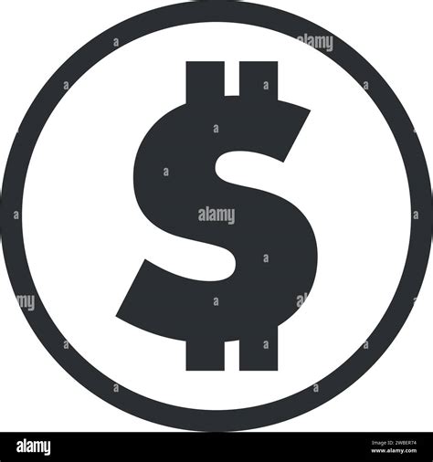 Dollar Sign Icon In Flat Style Stock Vector Image And Art Alamy