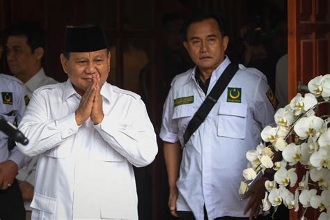 Yusril Pimpin Advokat Bela Prabowo Hadapi Sengketa Pilpres Di Mk