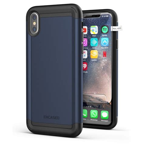 Iphone X Duraclip Case And Holster Black Encased