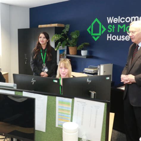 Hrh The Duke Of Gloucester Opens St Martins House St Martins