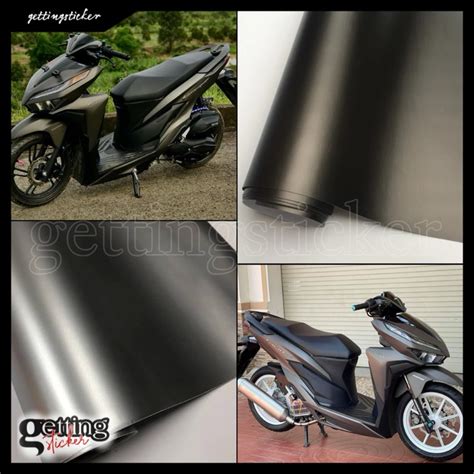 Jual Stiker Skotlet Abu Abu Satin Sticker Hitam Chrome Matte Scotlet