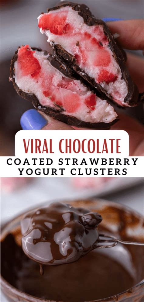 Viral Chocolate Strawberry Yogurt Clusters Lifestyle Of A Foodie