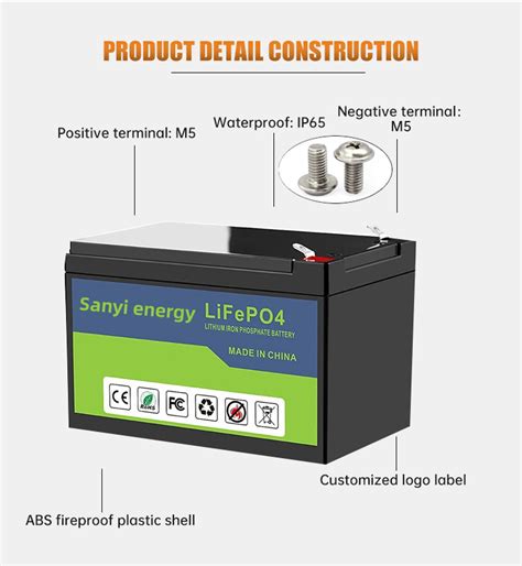 Stable 12V 42Ah Car Lithium Ion Battery Lifepo4 Lead Acid Batteries