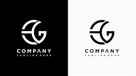 Premium Vector Monogram Letter Eg Logo Design Premium Vector