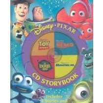 Libro Disney Pixar Cd Storybook Finding Nemo Monster Inc A Bugs Life