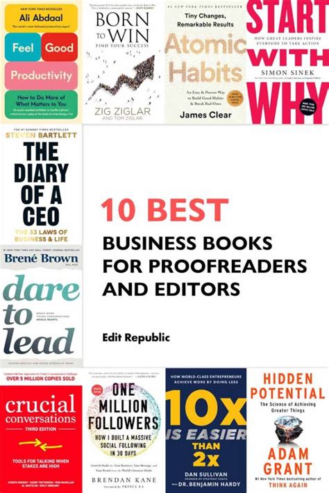 Top 10 Business Books For Proofreaders And Editors Edit Republic