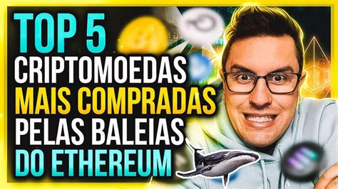 5 Criptomoedas Mais Compradas Pelas Baleias ETHEREUM YouTube