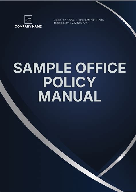 Free Dental Office Manual Template To Edit Online