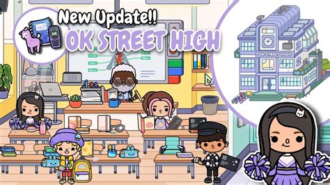 New Ok Street High In Toca Life World Out Now 😱🏫🎒 Toca Boca New