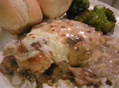 Muenster Chicken Breast In A Sherry Mushroom Sauce Recipe Just A Pinch