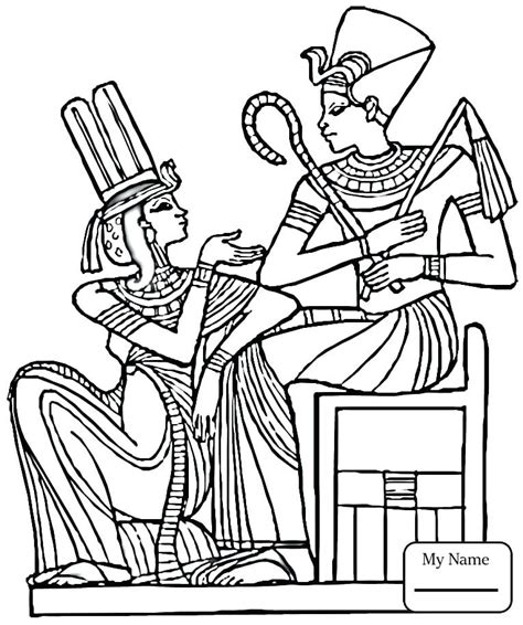 Coloring Cleopatra Pages Ancient Egypt Printable Anubis Egyptian God