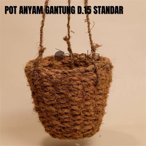 Jual Promo Pot Anggrek Sabut Kelapa Gantung Murah Kualitas Standar Pot