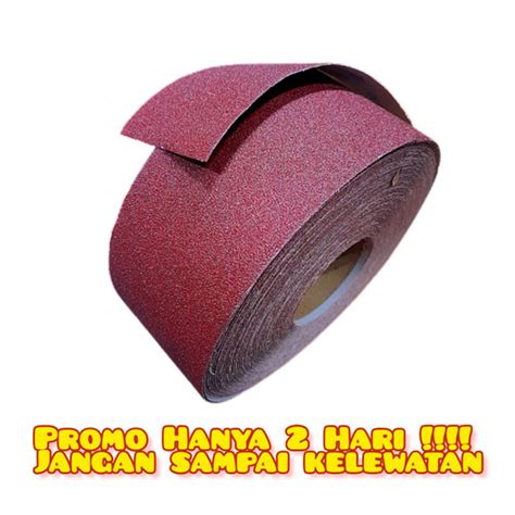 Jual Amplas Roll Amplas Meteran Kayu Besi Permeter Grit 320 Harga