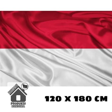 Jual Bendera Indonesia Merah Putih Pusaka Ukuran 120 X 180 Cm Bahan