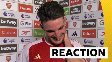 Arsenal 3 1 Man Utd Declan Rice Delights In First Gunners Goal Bbc Sport