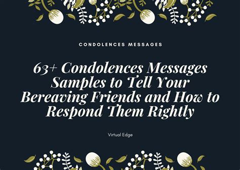 Best Condolence Messages To Send To Your Loved Ones After Losing A