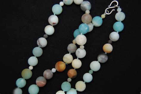 Amazonite Necklace With Sterling Clasp N Sold