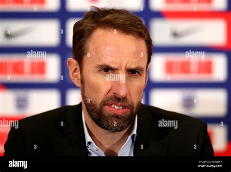 Gareth Southgate During The England Squad Announcement At St George S