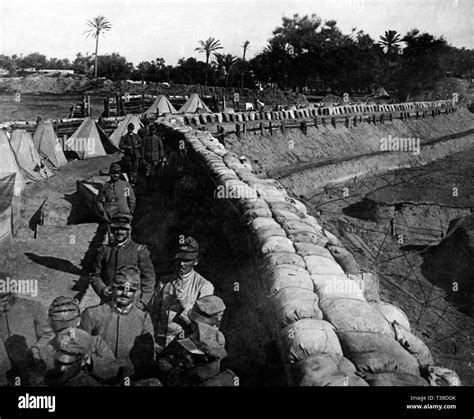 Italo Turkish War Tripolitania Construction Of The Field And Trench