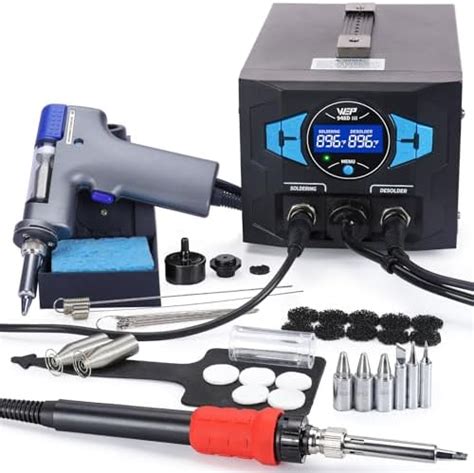 3 In 1 Hot Air Rework Soldering Station Hot Air Gun With Mechanical Arm Soldering Iron