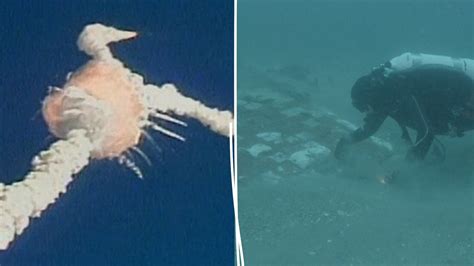 Explosion de Challenger une épave majeure de la navette spatiale