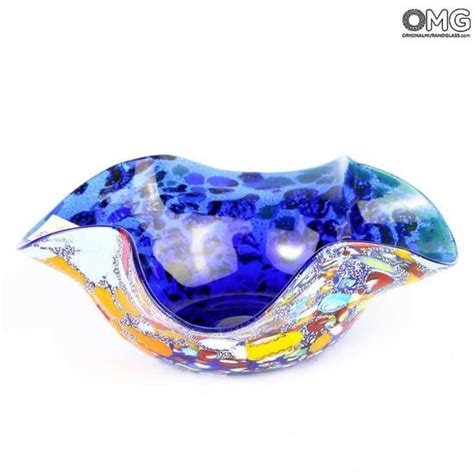 Bell Bowl Multicolor Original Murano Glass