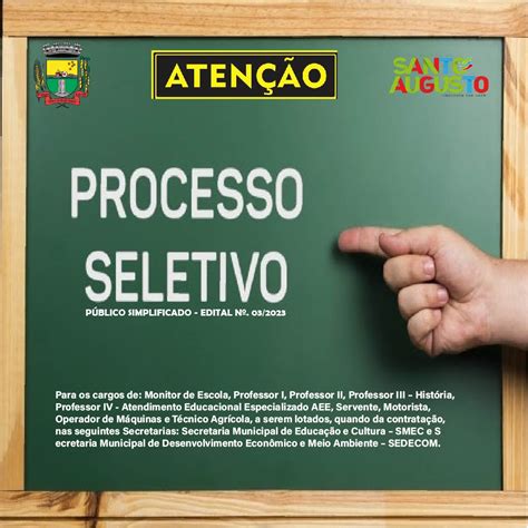 PREFEITURA ESTÁ INSCRIÇÕES PARA PROCESSO SELETIVO PÚBLICO