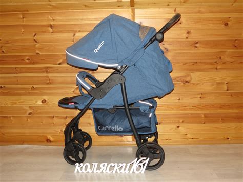 Carrello Quattro Water Blue детская прогулочная коляска